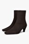 Women's Lulu Bitter Brown Suede Short Heeled Boots - 3