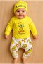 Unisex Newborn Baby Snapback Bodysuit Pants Hat - 2