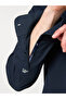 The Smooth Drape Navy Twill Shirt with Fluid Movement, Slim Fit - 8
