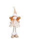 1 Piece Champagne Beige Glittered Winged Decorative Angel Figure/57 cm - 2