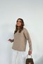 Oversized Turtleneck Geometric Pattern Knitwear Sweater Av2024346 - 4