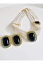 Luxury Pearl Choker Necklace and Earring Set - 2