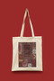 Ethnic Collage Series 2 Burgundy Ethnic Pattern Series Tote Bag Printed Cloth Bag