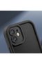 iPhone 14 Plus Case Black Minimalist Silicone Shock-Absorbing Trend Protective Cover - 7