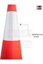Road Safety Reflective Traffic Cone, 1m, Pack of 2 - 5