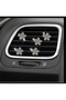 Car Accessories Flower Pattern Air Outlet Accessory 2Pcs