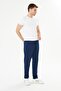 Men's Cotton Zippered Pocket Sweatpants Indigo 7814-İ - 6