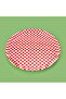 Metal Tray - Red / White
