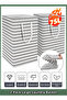 2-Pack Large Laundry Basket, Waterproof Freestanding Laundry Hamper, Collapsible Clothes Basket