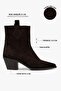 Women's Maven Bitter Brown Genuine Suede Leather Cowboy Boots - 2