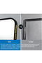Full Length Mirror 50X150 cm, Floor Mirror with Aluminum Alloy Frame - 8