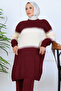 Knitwear Set N7060 Claret Red - 2