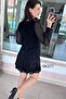 Pleated Skirt Channel Dress 6K277 - 2