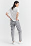 Women's High Waist Ripped Detailed Jeans - 6