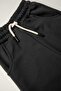 Boys / Girls Jogger Sweatpants with Pockets, Cuffed Legs, Pack of Ribbed Knit Black - 2