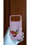 iPhone 17 Pro Max Butterfly Printed Inside Velour Premium Silicone Phone Case