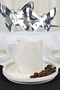 Rüya Platinum Gilded 4 Piece Porcelain Coffee Cup Set for 2 People - 5