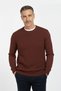 Men's Crew Neck Geometric Pattern Sweater