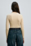 Kalani Women's Long Sleeve Snap V-Neck Placket Buttoned Beige Blouse - 7