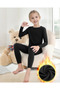 Boys' Cotton Winter Thermal Underwear Leggings Long Sleeve Bottom Top Set - 2