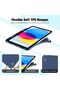 for iPad (A16) 11th Gen 11-inch / iPad 10th Gen 10.9-inch Case with Pencil Holder - Navy - 4