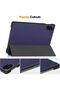 Tablet Cover for Honor Pad X9/X8 Pro 11.5in Tri-Fold Hard PC Case (Blue) - 6