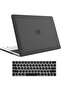 MacBook Pro 15 Hard Case Shell Cover with Keyboard Cover (2016-2019) - Black