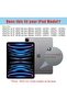 Smart Case for iPad Pro 12.9 (3rd-6th Gen) Transparent Back with Pencil Holder, Auto Sleep/W - 2
