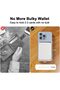 Magnetic Card Holder Compatible with MagSafe (Slim White) for iPhone 14/13/12 Series