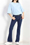 Çnr High Waist Stretch Fabric Comfortable Flared Jeans Flare New Hsn - 5