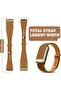 Luxe Tapered Leather Replacement Band Compatible with WHOOP 5.0, One, Peak - 4