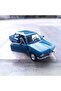 Pull Back Metal Model Car 1968 Bmw 2002Ti 1:32 Scale Opening Doors Blue 11.5 cm