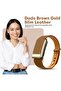 Luxe Tapered Leather Replacement Band Compatible with WHOOP 5.0, One, Peak - 6