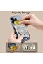 Cyberpunk MagSafe Magnetic Wallet with RFID Protection, Holds 3 Cards, White - 5