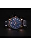 Men's Rose Gold & Blue Leather Watch | ZK131G2LS-4143 - 5