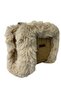 - Ayşe 4723 Handmade Plush Fur Model Tress Rope Handbag / 22 cm X 23 cm - 6