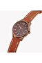 Men's Rose Gold Leather Watch, Quartz | ZK131G2LS-72 - 2