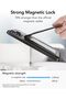 MagSafe Magnetic Wallet, Vegan Leather RFID Phone Wallet with Adjustable Stand, 3-Card Holder, Black - 2