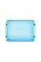 Claro Melamine Rectangular Tray Blue 30 cm - 5