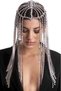 Silver Color Stone Detailed Hair Accessory/Henna Accessory