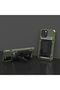 Damda Glide Hybrid Case for iPhone 12 Pro Max - Green (Semi-Automatic Card Slot) - 6