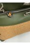 Vino Genuine Leather Woven Combination bag with two types of strap - 3