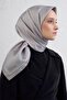 Silk Scarf 2026 Winter - 9401-53 Light Silver Twill - 3