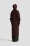ملابس محبوكة بحزام مطاطي عند الخصر 25KD1504 بني - 5
