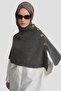 عباءة تريكو 24KD4224 أنثراسيت - 3
