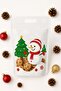 10 Pcs Snowman Cookie Candy Chocolate Bag Reusable Bottomed Gift Bag - 3