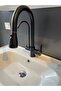 Black Matte Purified Kitchen Faucet - Purified Spiral Brass Sink Faucet - 2