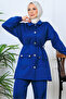 Piped Scuba Suit N5333 Indigo - 4