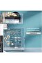 LED Mirror Light Makeup Organizer Box Large-Capacity Makeup Box With Mirror Shelf - 4