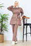 Piped Scuba Suit N5333 Mink